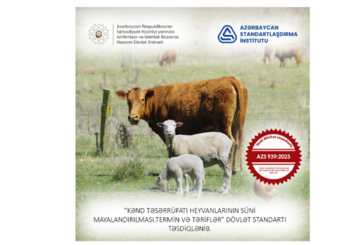 Azərbaycanda kənd təsərrüfatına aid yeni dövlət standartı qəbul edilib
