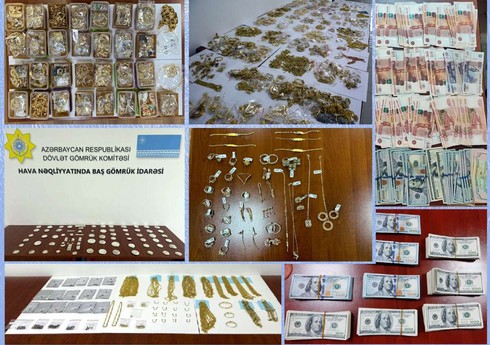 Azərbaycanda ötən il qanundankənar 33,5 kq qızıl-zinət əşyaları aşkarlanıb
