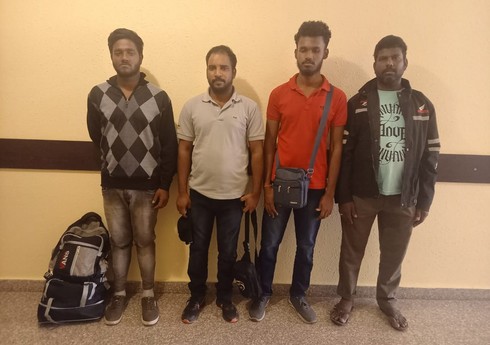 Azərbaycandan İrana qanunsuz keçmək istəyən Şri-Lanka vətəndaşları saxlanılıb