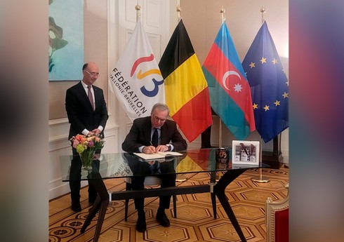 Azərbaycanlı səfir Belçikanın Valloniya-Brüssel Federasiyası Parlamentinin Prezidenti ilə görüşüb