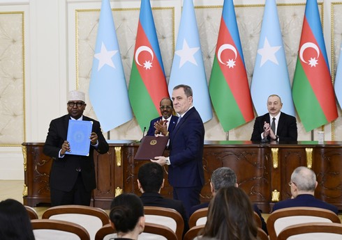 Azərbaycanla Somali arasında imzalanmış 4 sənədin mübadiləsi olub - YENİLƏNİB