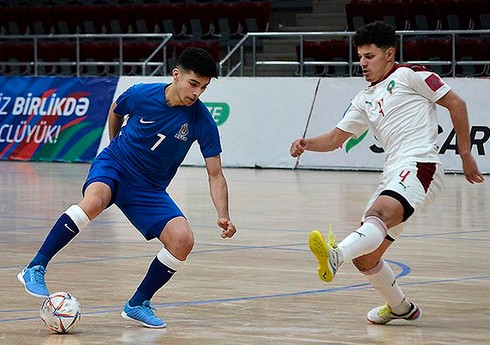 Azərbaycanın futzal üzrə U-19 millisi Mərakeşə uduzub