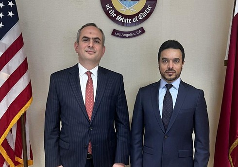 Azərbaycanın Los-Ancelesdəki baş konsulu qətərli həmkarı ilə görüşüb