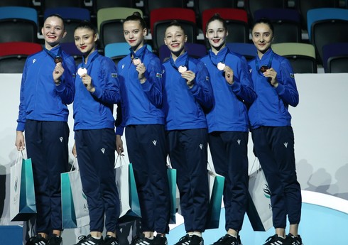 Azərbaycanın qrup hərəkətləri komandası Bakıdakı yarışda bürünc medal qazanıb