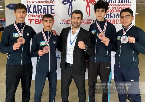 Azərbaycanın yeniyetmə və gənc karateçiləri Avropa birinciliyini 8 medalla başa vurublar