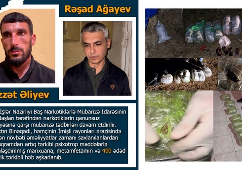 Baş İdarə əməliyyat keçirib, 28 kq narkotik aşkarlanıb