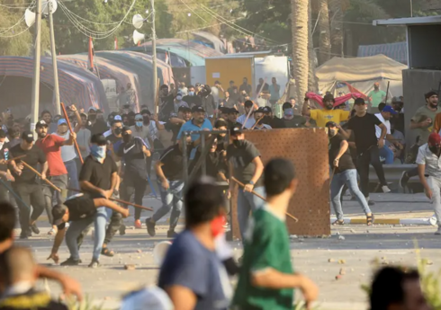 Bağdadda gedən atışmalarda İraq Polisinin qərargah rəisi yaralanıb