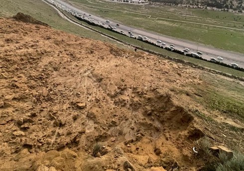 Bakı Kənar Dairəvi yolunda uçqun təhlükəsi aradan qaldırılıb