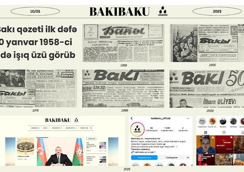 “Bakı” qəzetinin yaradılmasından 67 il ötür