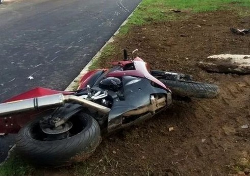 Bakıda 23 yaşlı motosikletçini avtomobil vurub