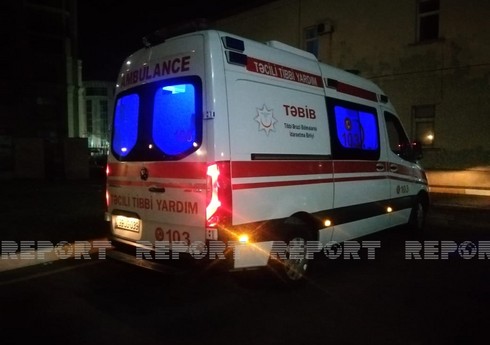 Bakıda çağırışa gedən təcili tibbi yardım briqadasına bıçaqla hucum edilib