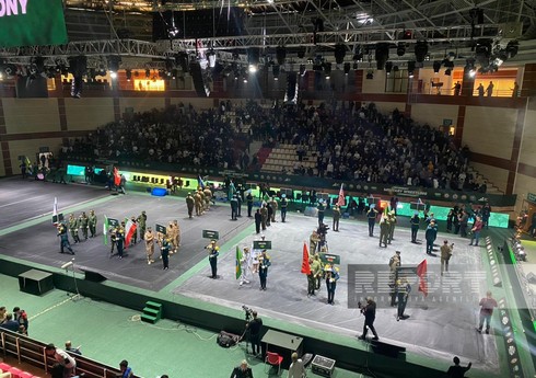 Bakıda hərbçilər arasında güləş üzrə 36-cı dünya çempionatının bağlanış mərasimi keçirilib