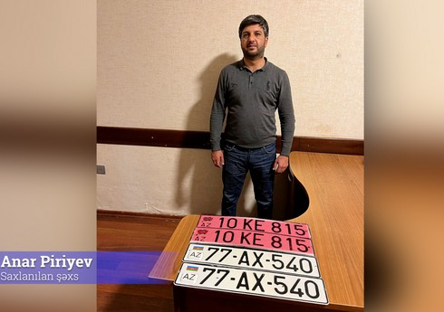 Bakıda saxta nömrə ilə avtoxuliqanlıq edən sürücü saxlanılıb