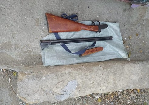 Bakıda silah aşkarlanıb