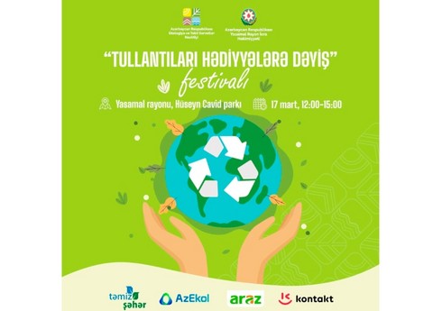Bakıda “Tullantıları hədiyyələrə dəyiş” adlı festival keçiriləcək