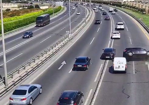 Bakıda videomüşahidə kameraları ötən altı ay ərzində 900-ə yaxın avtoqəza qeydə alıb