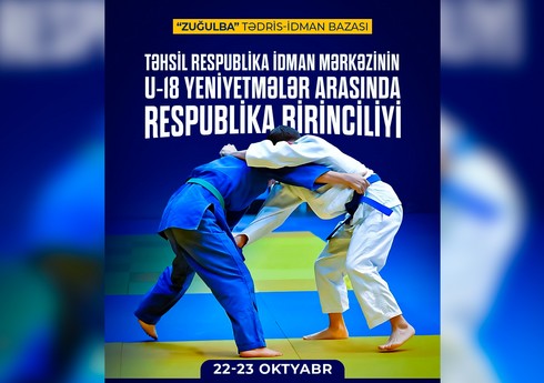 Bakıda yeniyetmə oğlanlar arasında cüdo üzrə 