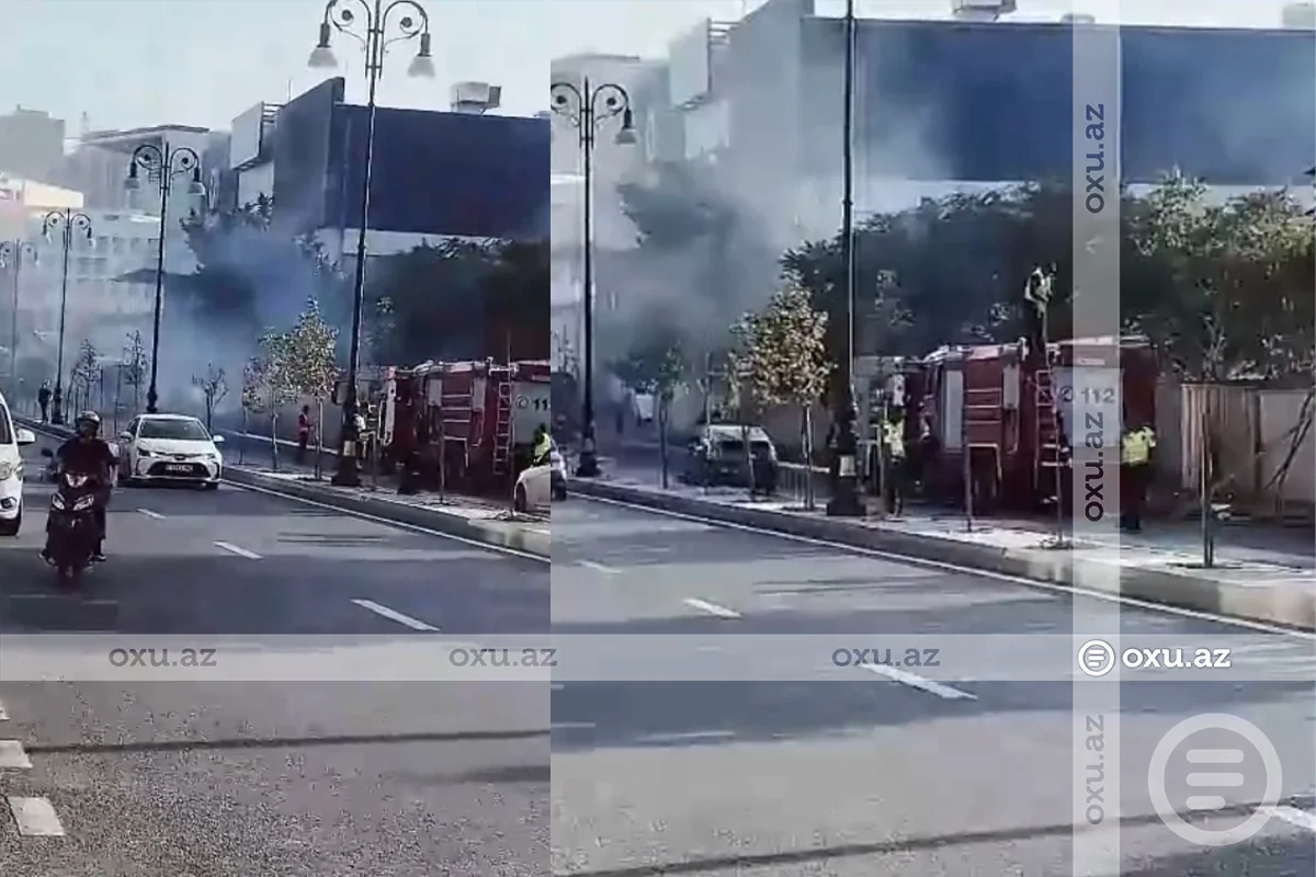 Bakıda açıq ərazidəki yanğın söndürülüb