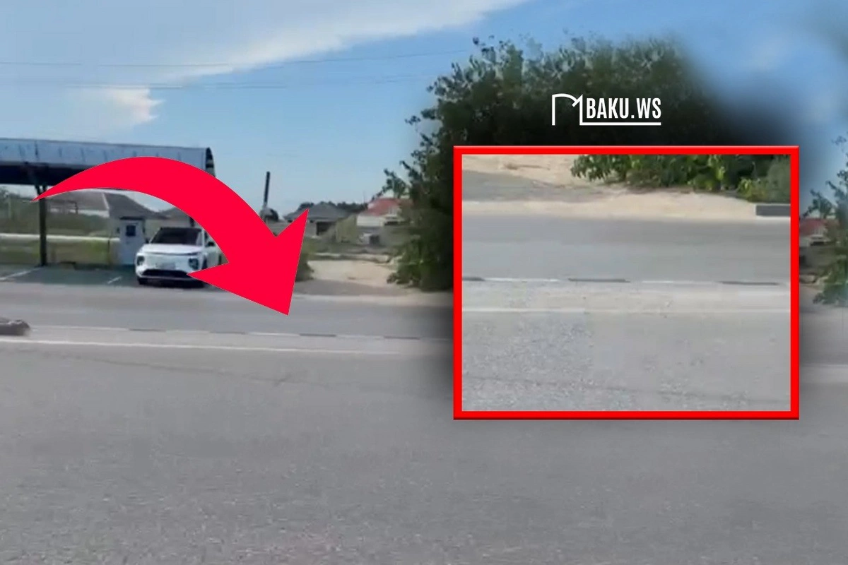 Bakıda AĞLASIĞMAZ QANUN POZUNTUSU - Qoşa xətti pozub qırıq-qırıq etdilər Bakıda AĞLASIĞMAZ QANUN POZUNTUSU - Qoşa xətti pozub qırıq-qırıq etdilər