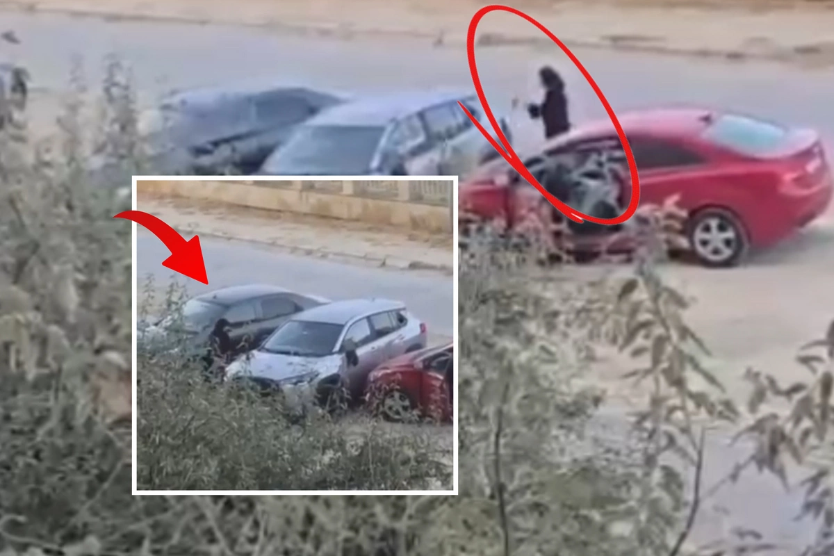 Bakıda avtomobilə hücum edən qadın barədə DİN-dən AÇIQLAMA