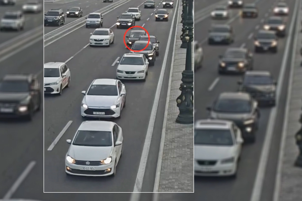 Bakıda baş verən zəncirvari qəzanın ANBAAN GÖRÜNTÜLƏRİ