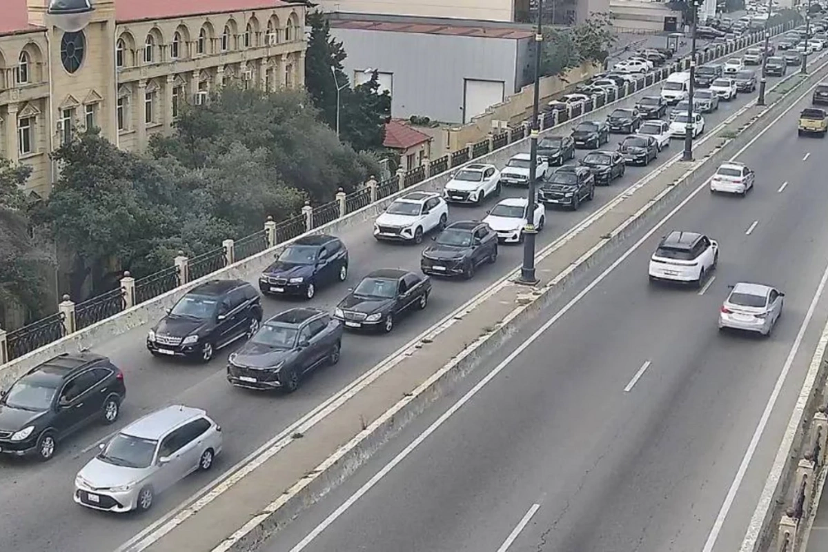 Bakıda hazırda bu yollarda sıxlıq var