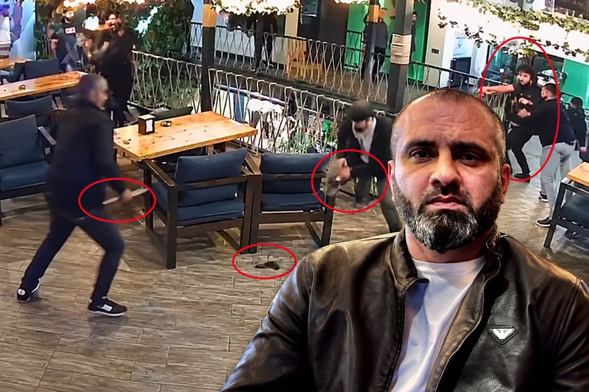 Bakıda kafedə dava zamanı bir nəfər öldürüldü - 9 nəfər saxlanıldı - ANBAAN VİDEO