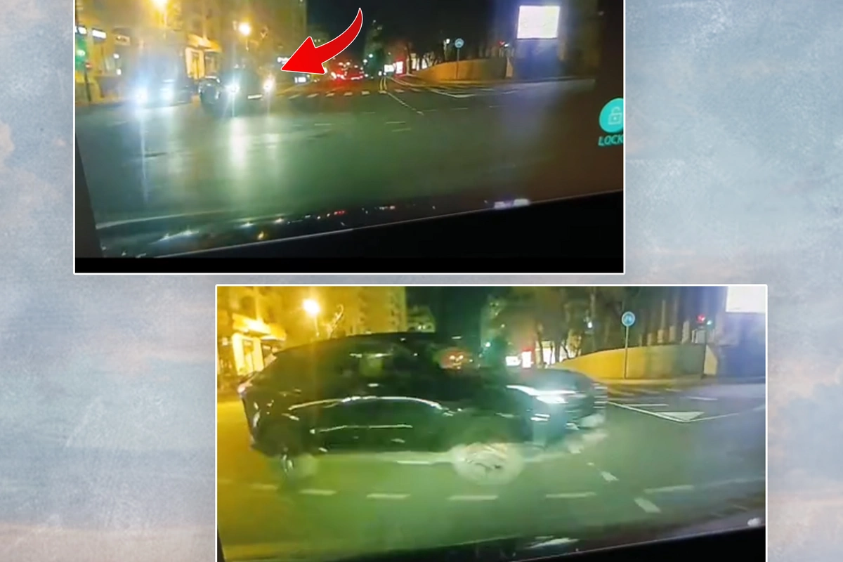 Bakıda sürücü təhlükəli manevr etdi, qəza şəraiti yaratdı