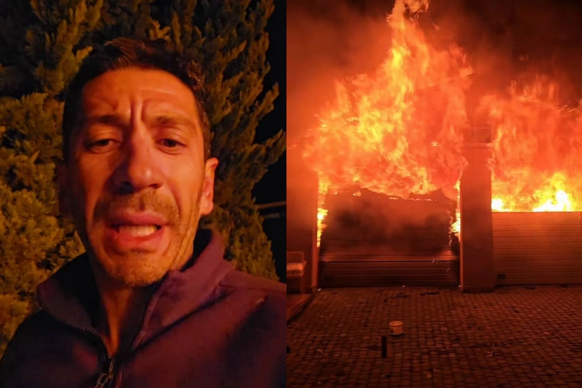 Bakıda tanınmış fotoqrafa aid qaraj yandı