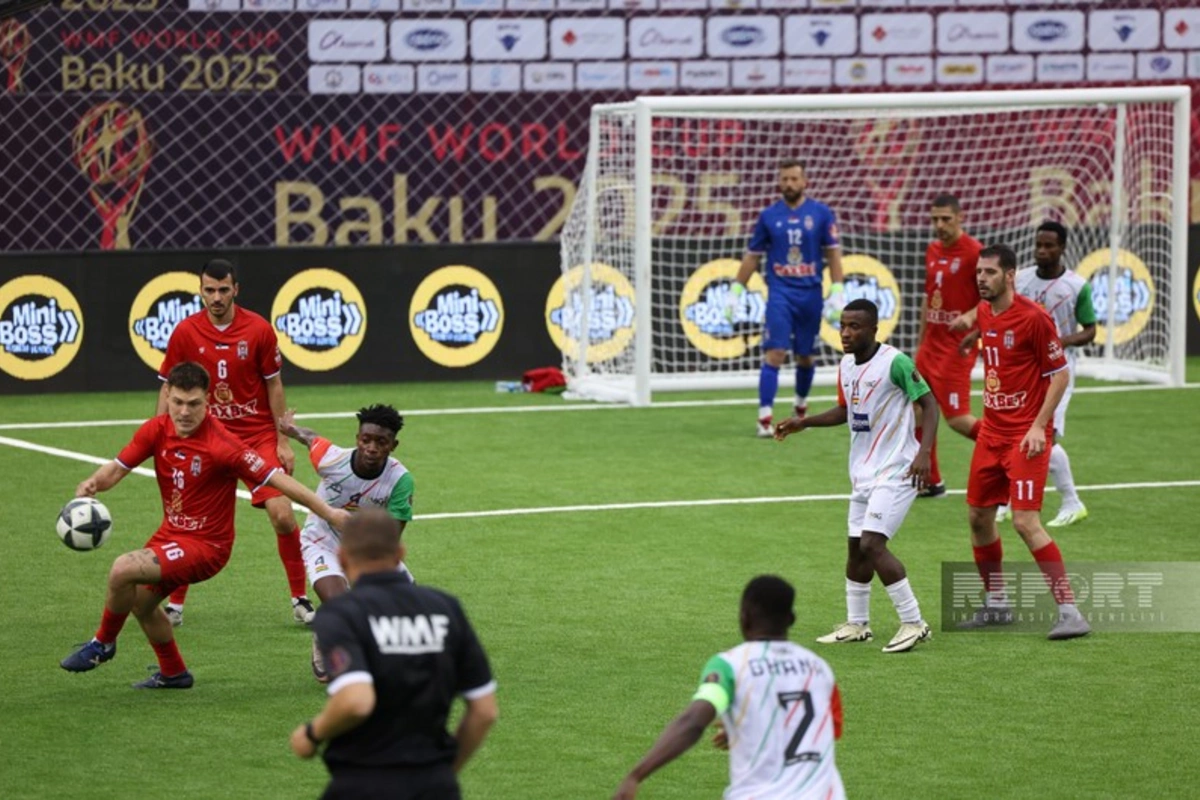 Bakıda təşkil olunan minifutbol üzrə dünya çempionatında daha bir oyun keçirilib