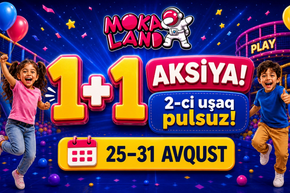 Bakıda uşaq əyləncə mərkəzi Moka Land-də 
