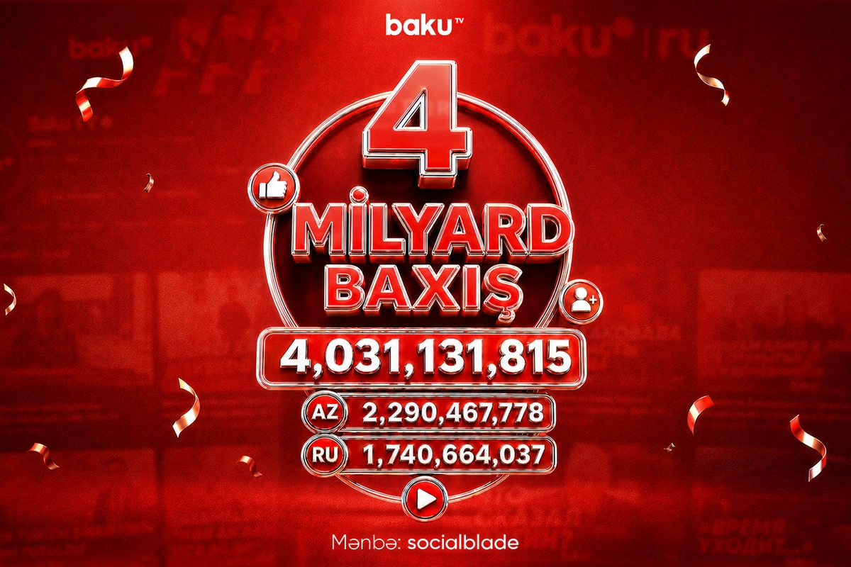 Baku TV-dən 4 milyardlıq rekord!