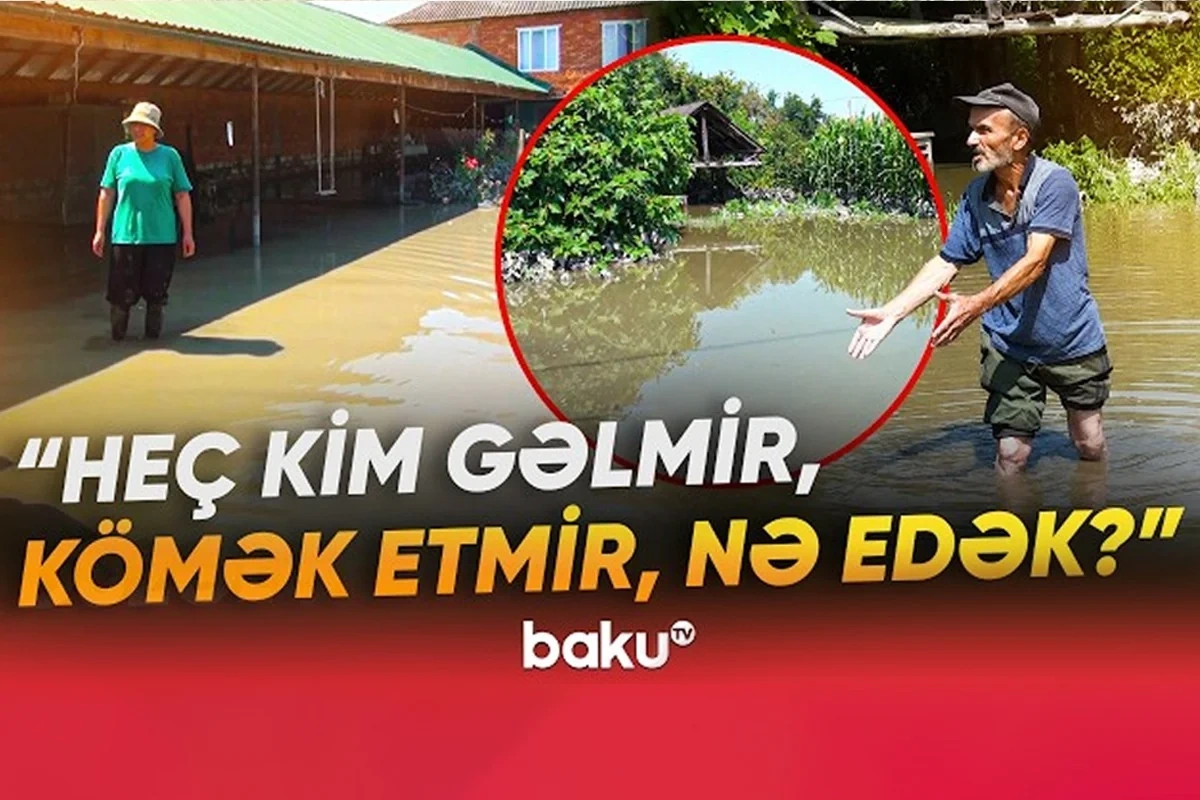 Balakəndə sel: 400-dən çox ev su altında qaldı