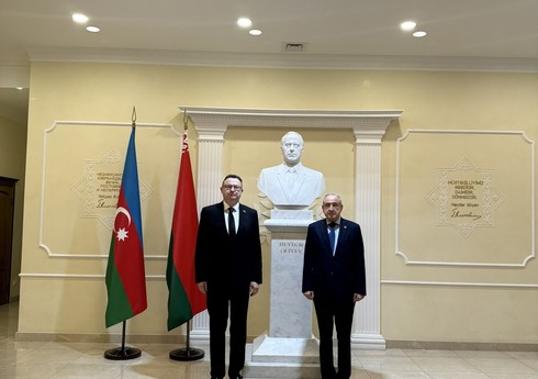 Belarusun yeni səfiri azərbaycanlı həmkarı ilə əməkdaşlıq perspektivlərini müzakirə edib