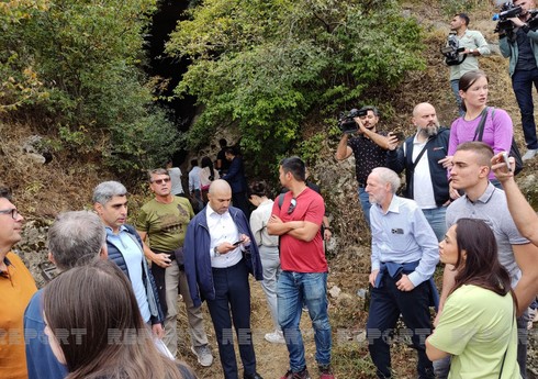 Beynəlxalq səyyahlar Füzuli şəhərinin mərkəzi ilə tanış olublar