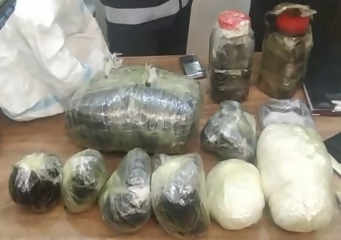 Biləsuvarda 18 kiloqram narkotik və silah-sursat aşkarlanıb - FOTO