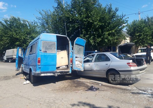 Biləsuvarda ağır yol qəzası olub, 10-dan çox sərnişin yaralanıb - YENİLƏNİB