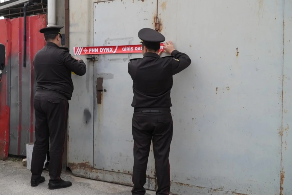 Binəqədidə mebel sexinin fəaliyyəti dayandırılıb