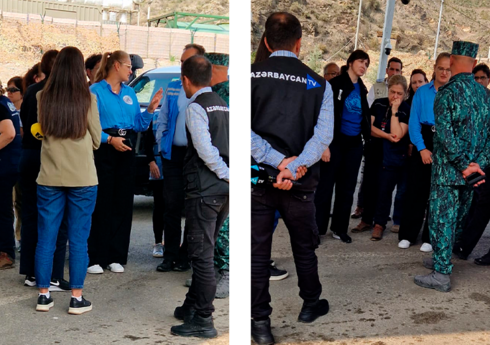 BMT nümayəndələri Laçın sərhəd-keçid məntəqəsinə baxıblar