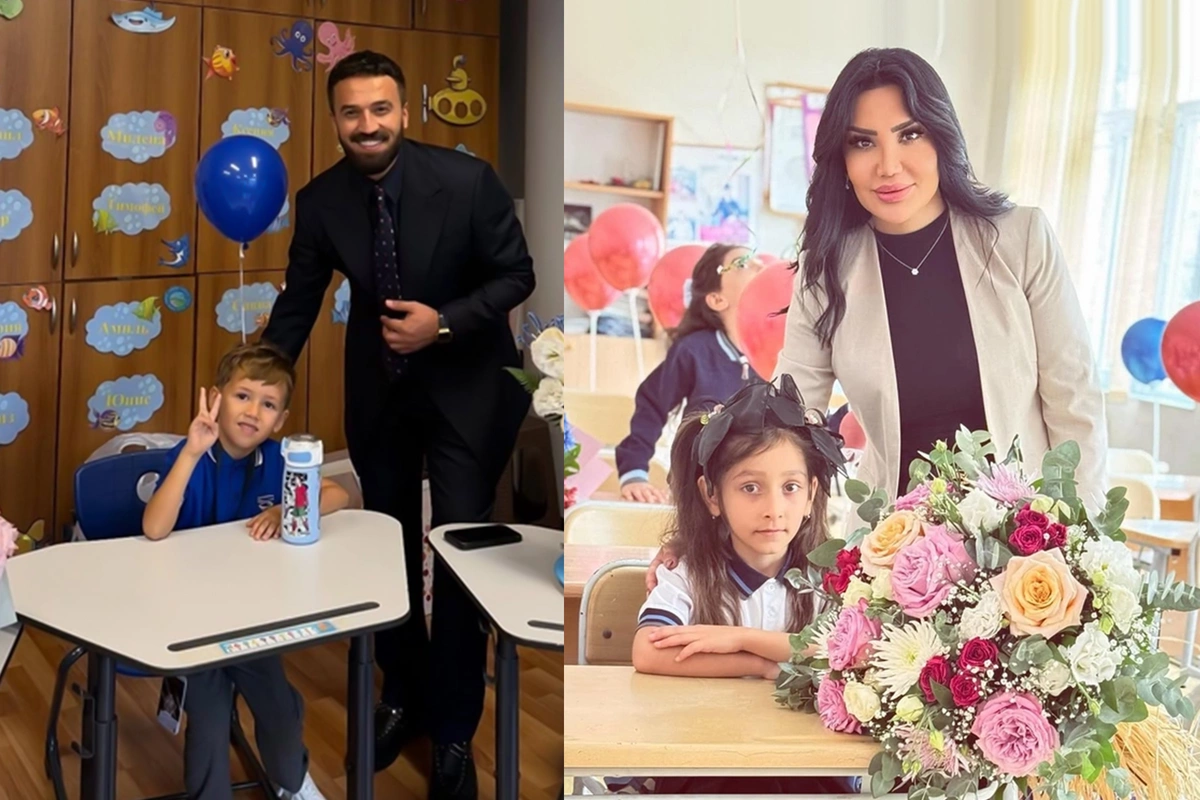 Bu azərbaycanlı məşhurların övladı birinci sinifə gedir