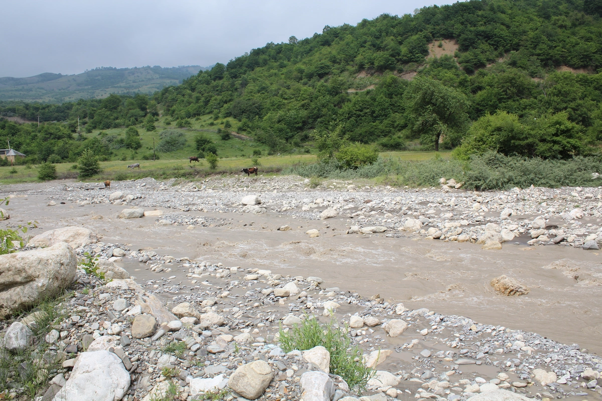 Bu çay üzərində 600 metrlik mühafizə divarı tikiləcək