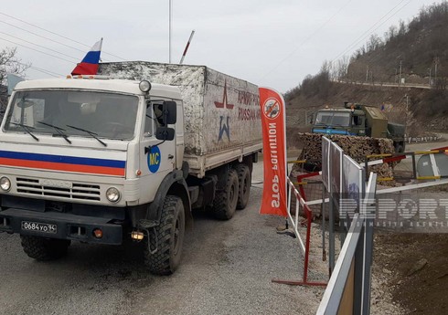Bu gün Xankəndi-Laçın yolunda sülhməramlıların 75 avtomobili maneəsiz keçib - YENİLƏNİB-6