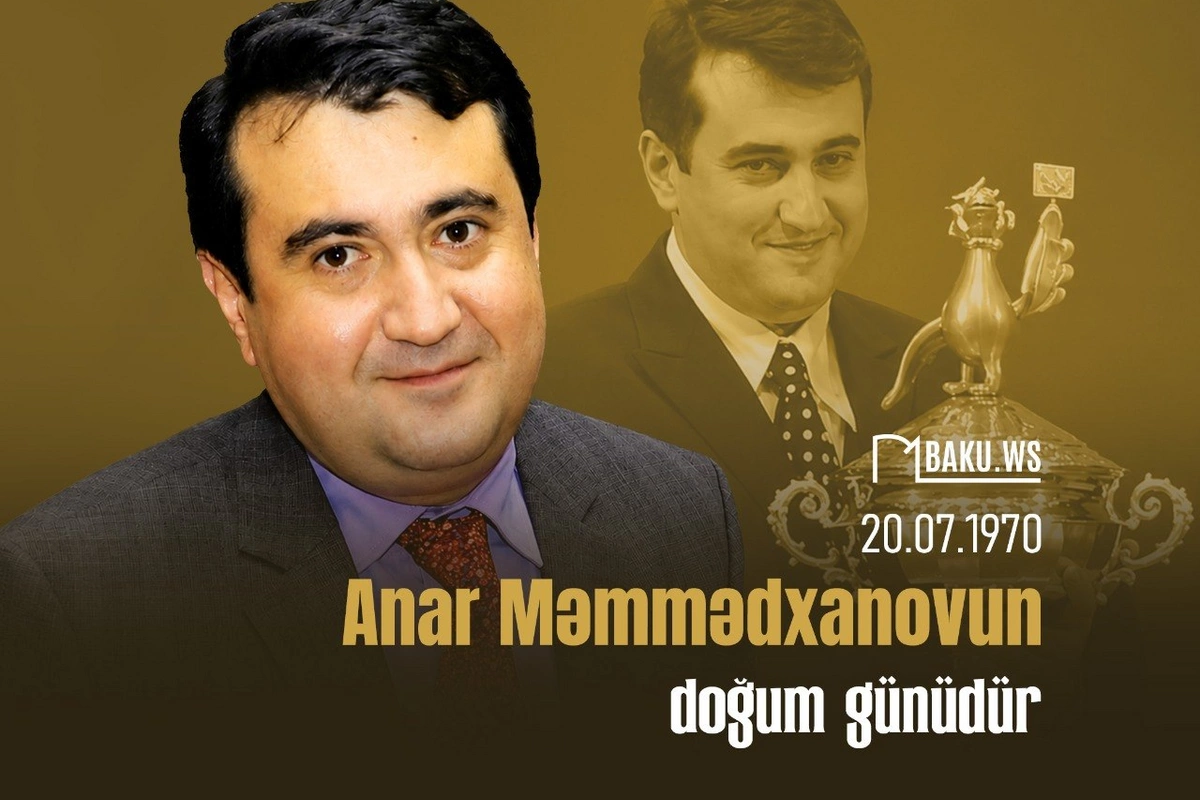 Bu gün Anar Məmmədxanovun doğum günüdür Bu gün Anar Məmmədxanovun doğum günüdür