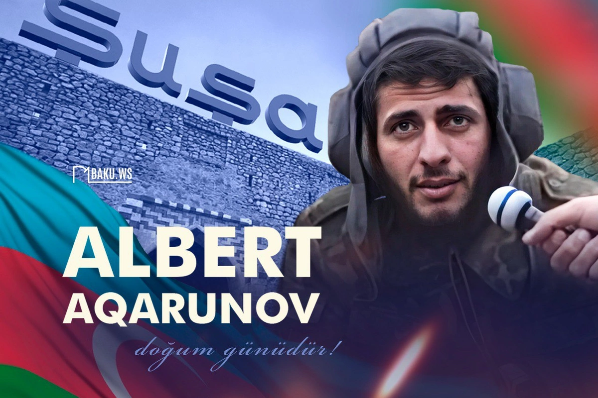 Bu gün Milli Qəhrəman Albert Aqarunovun doğum günüdür