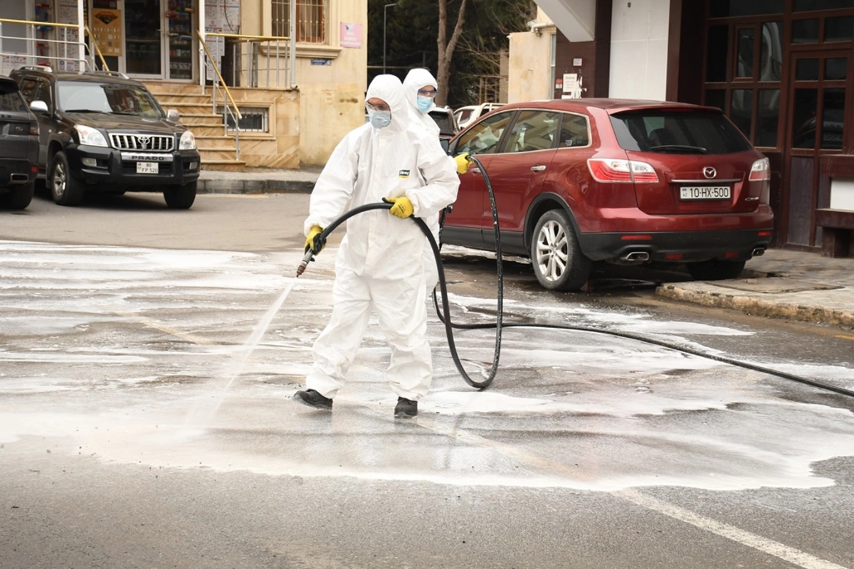 Bu gün paytaxtın 555 küçəsi yuyuldu