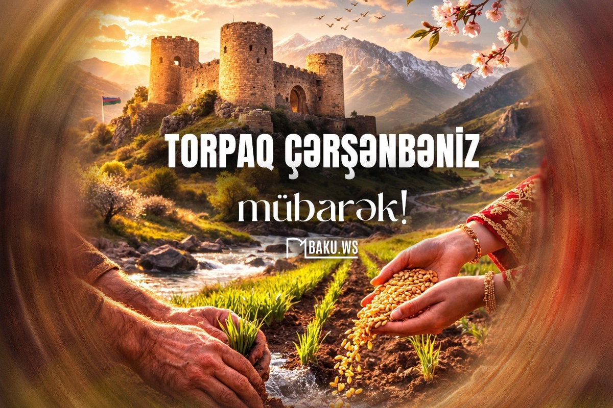 Bu gün torpağın və həyatın oyandığı İlaxır - Torpaq çərşənbəsidir Bu gün torpağın və həyatın oyandığı İlaxır - Torpaq çərşənbəsidir