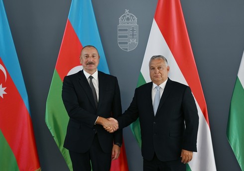 Budapeştdə Prezident İlham Əliyevin Macarıstanın Baş naziri ilə görüşü başlayıb