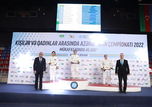 Cüdo üzrə Azərbaycan çempionatında fərdi mübarizəyə yekun vurulub