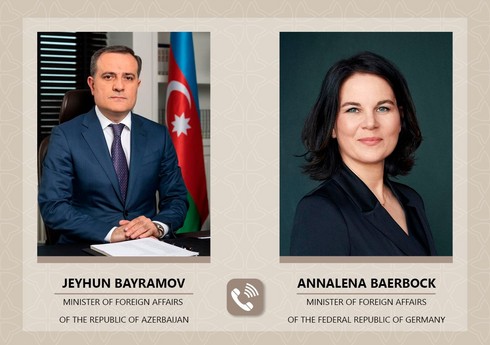 Ceyhun Bayramov Almaniyanın XİN başçısı ilə danışıb, Ermənistanın “blokada” iddialarının əsassız olduğunu bildirib