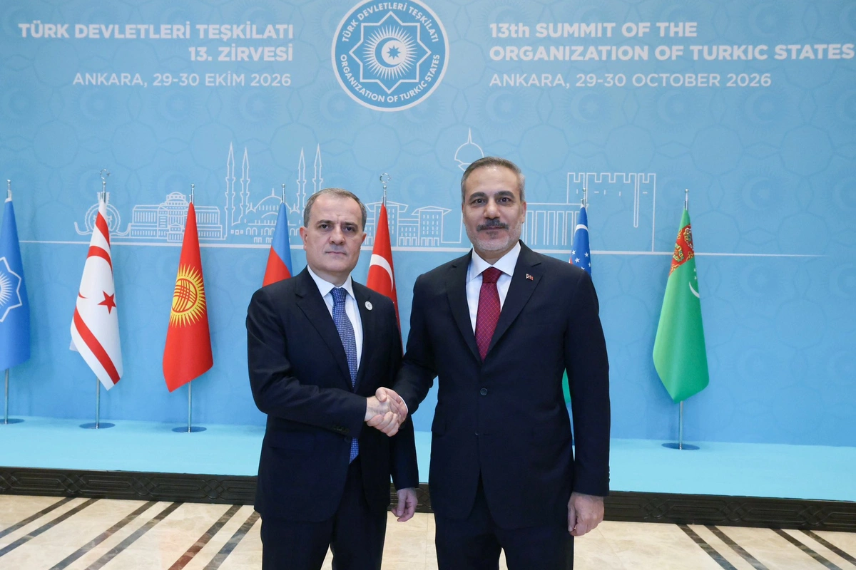 Ceyhun Bayramov Ankarada Hakan Fidanla görüşüb